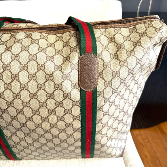 Authentic GUCCI travel bag/ XL tote brown monogram coated canvas - Picture 6 of 16